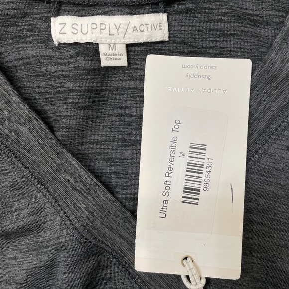 NWT Z Supply Active Grey Reversible Ultra Soft Pullover (Size M) - Picture 6 of 6